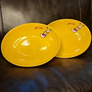 Tokyo Disney Resort Genie Yellow Plates Set